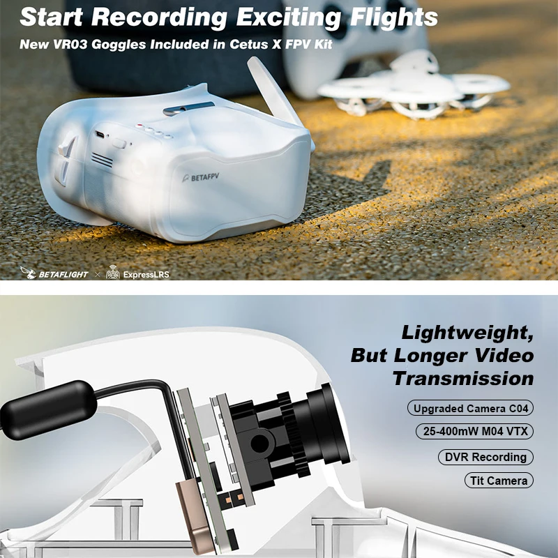 Kit FPV Cetus X, émetteur radi - Fpv Drone Goggles avis et prix